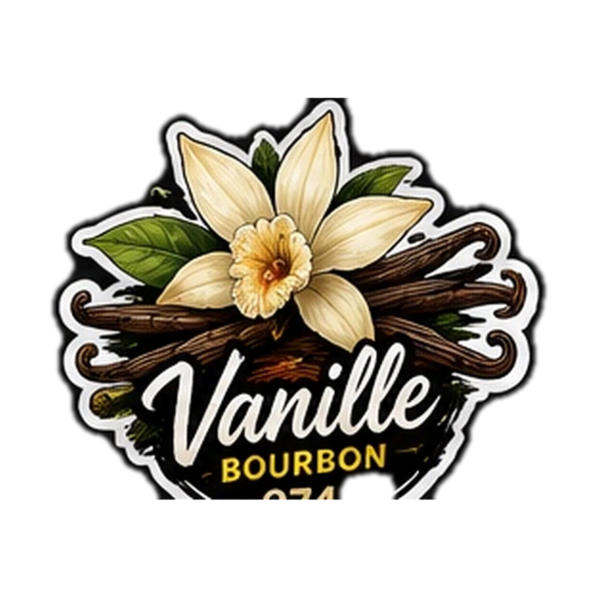Sticker 974 Vibes — Vanille Bourbon
