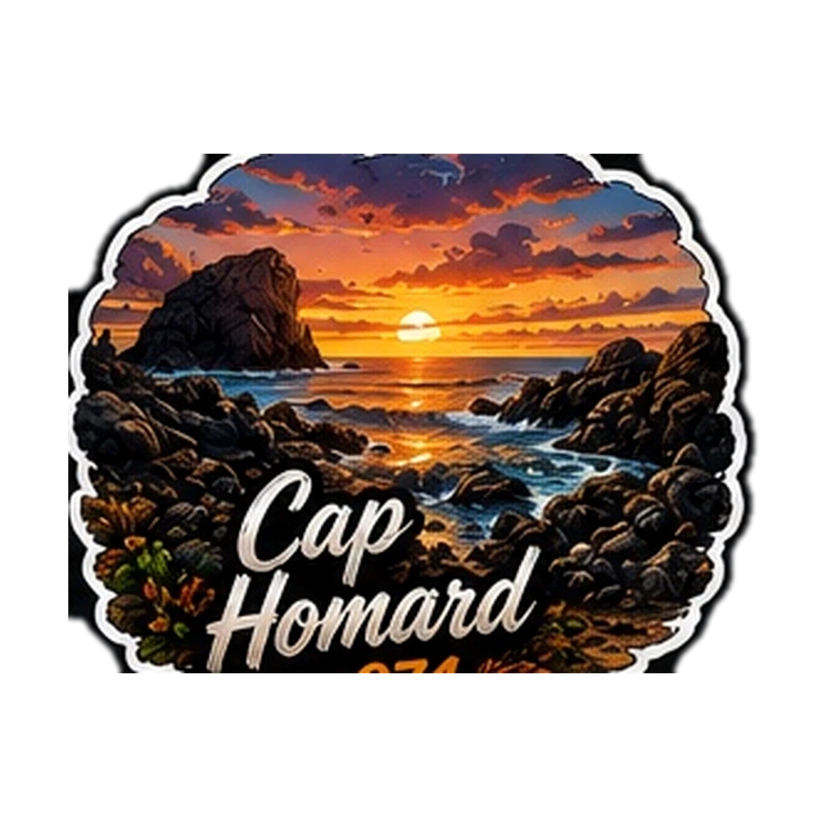 Sticker Plage 974 — Cap Homard