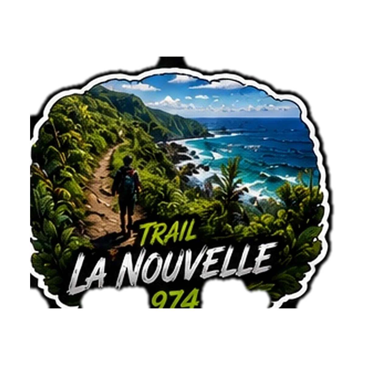 Sticker Trail 974 — Trail La Nouvelle