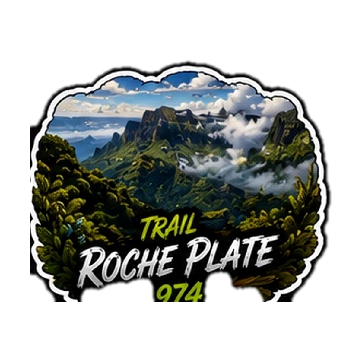 Sticker Trail 974 — Trail Roche Plate