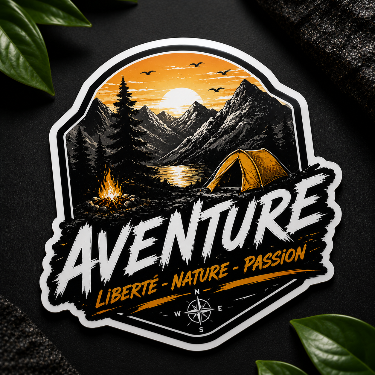 Sticker Aventure Nature