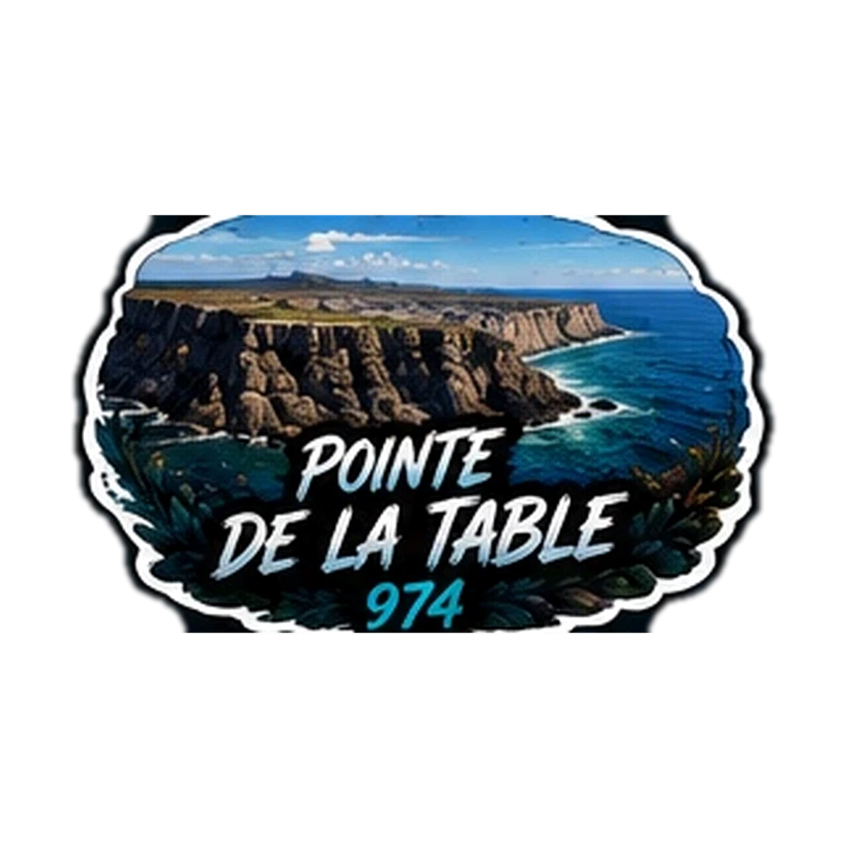 Sticker Pêche 974 — Pointe De La Table