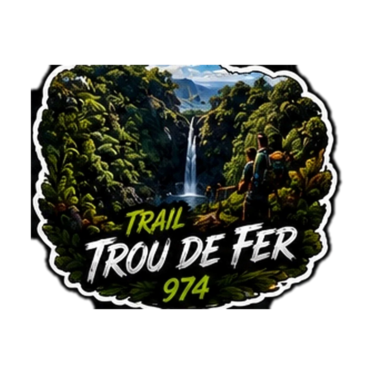 Sticker Trail 974 — Trail Trou De Fer