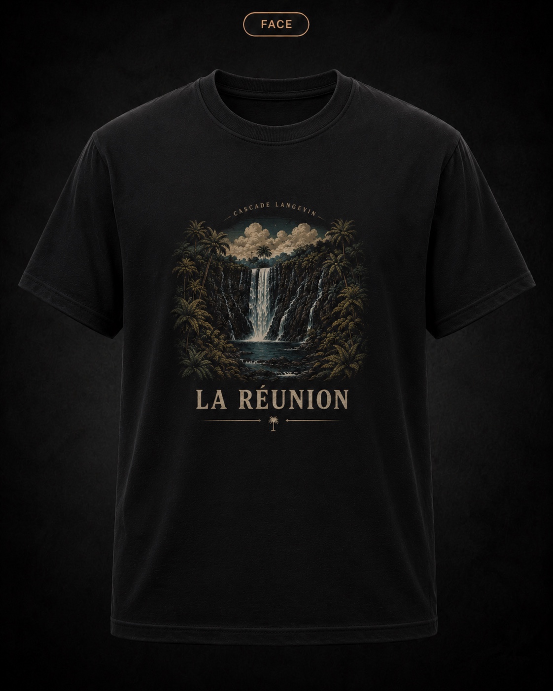 T-shirt Cascade Langevin face
