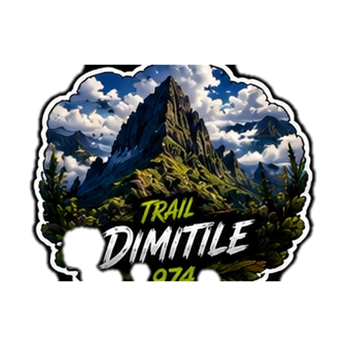 Sticker Trail 974 — Trail Dimitile
