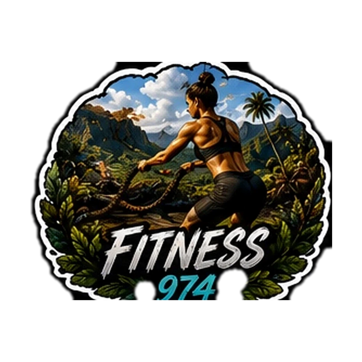 Sticker Fitness 974 — Entrainement