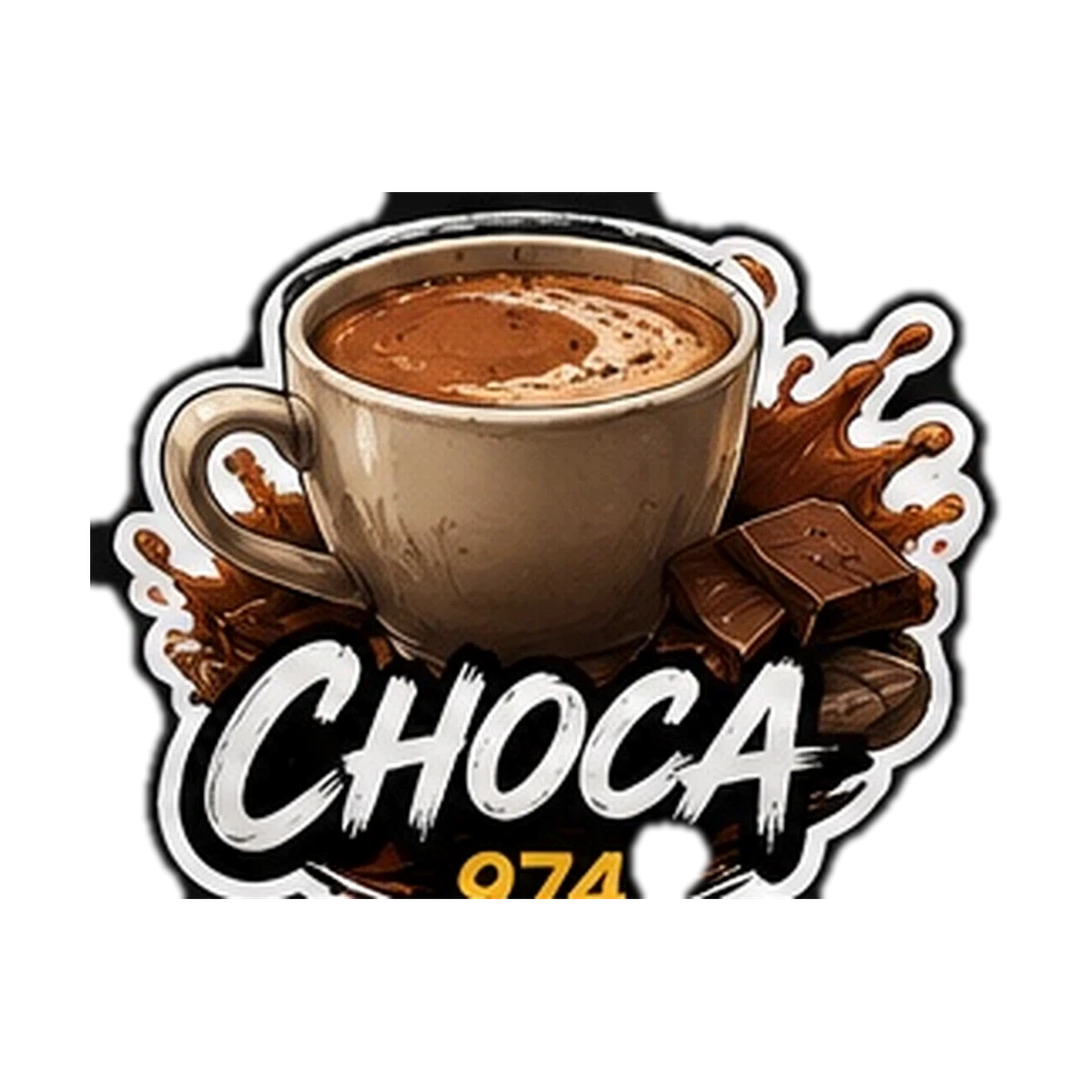 Sticker 974 Vibes — Choca