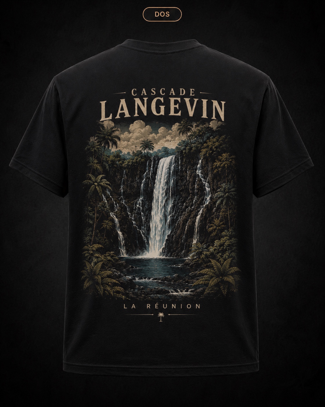 T-shirt Cascade Langevin dos