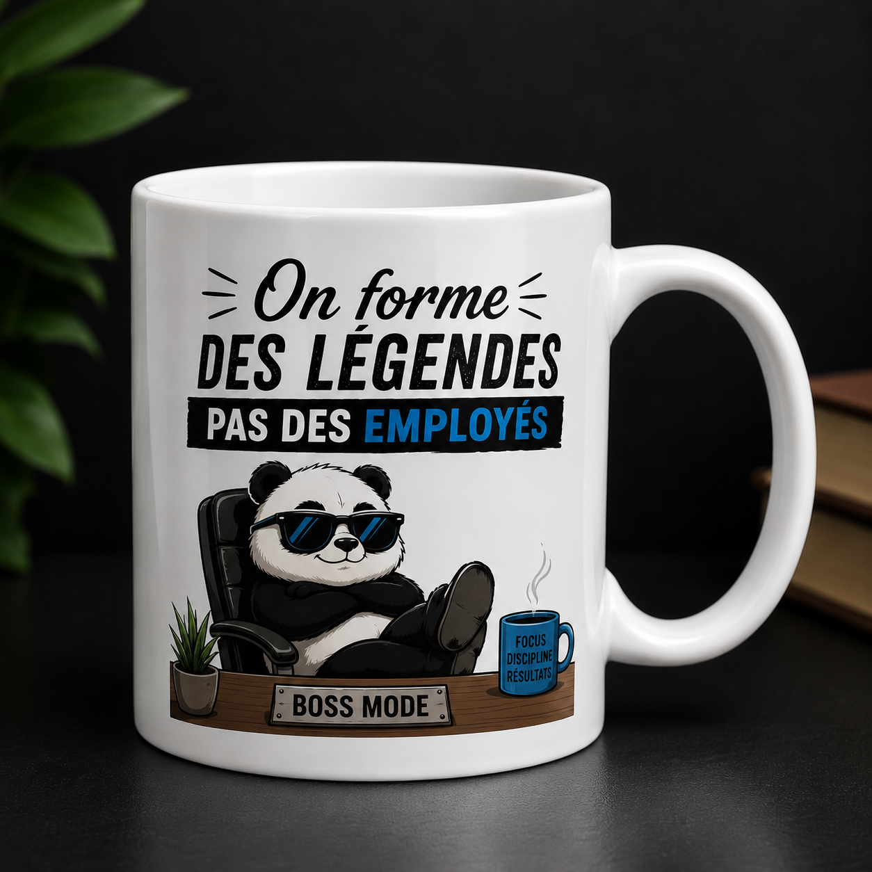 Mug drôle bureau des légendes pas des employés