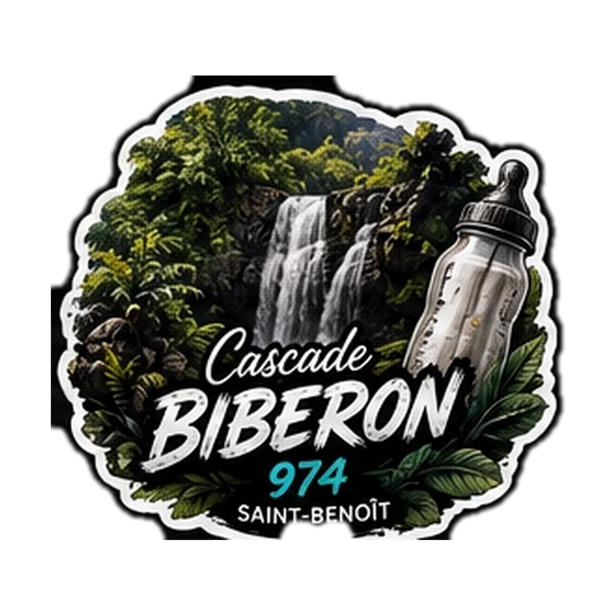 Sticker Cascade 974 — Cascade Biberon