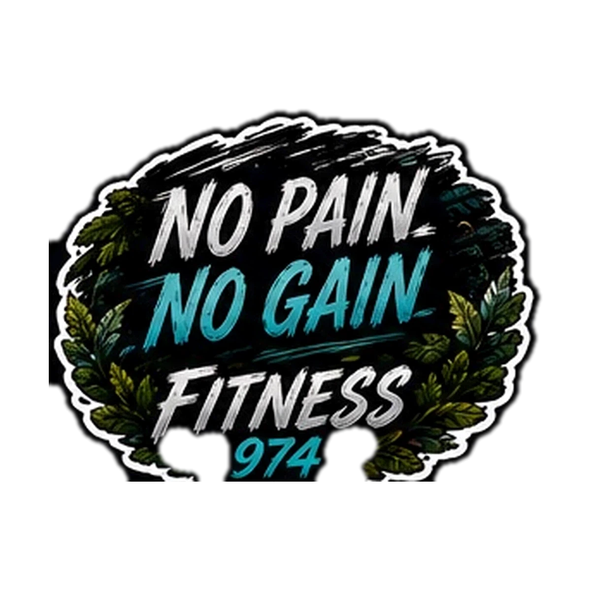Sticker Fitness 974 — No Pain No Gain