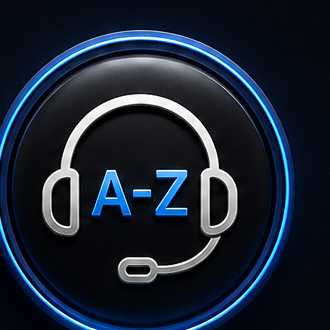 Icône casque support A-Z