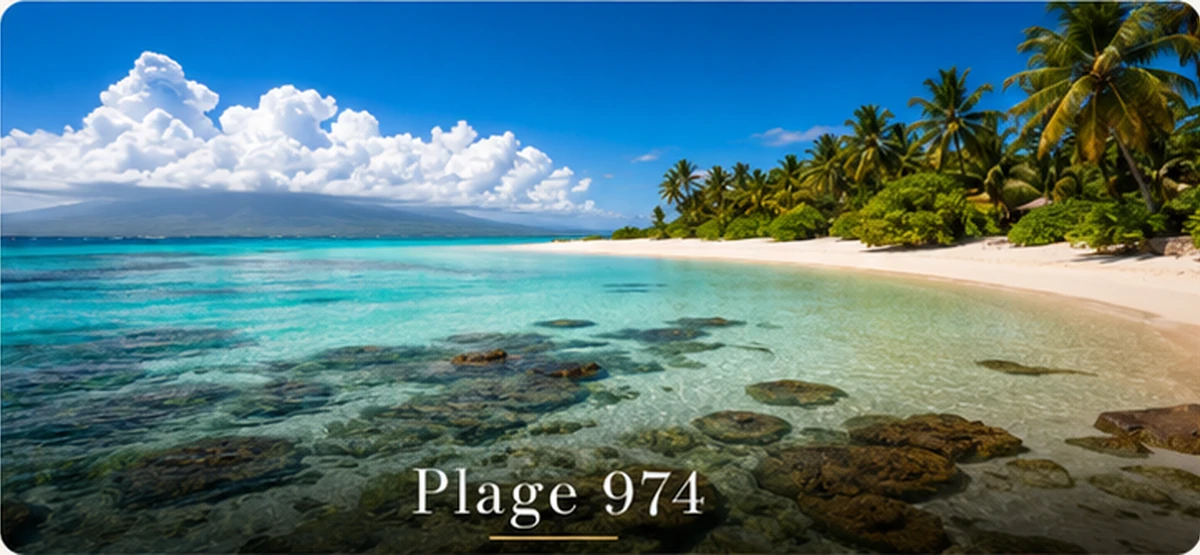 Collection Plage 974 - lagon et plage tropicale Réunion