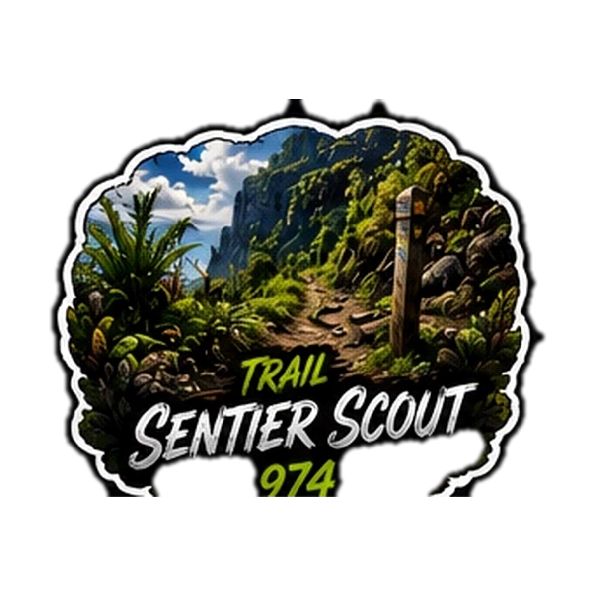 Sticker Trail 974 — Trail Sentier Scout