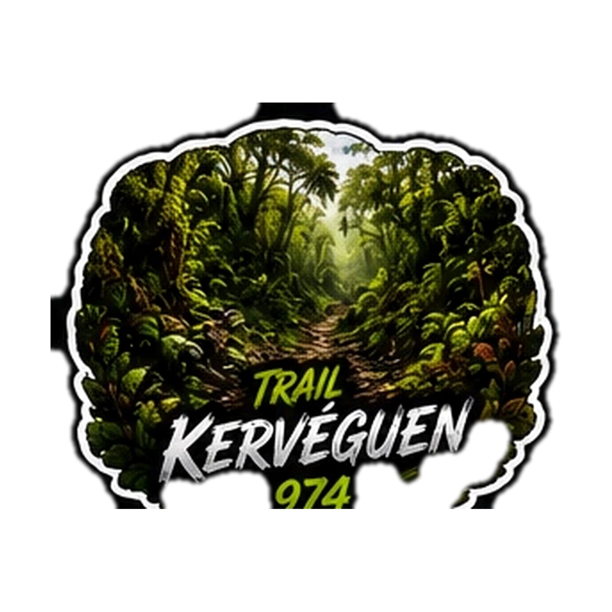 Sticker Trail 974 — Trail Kerveguen