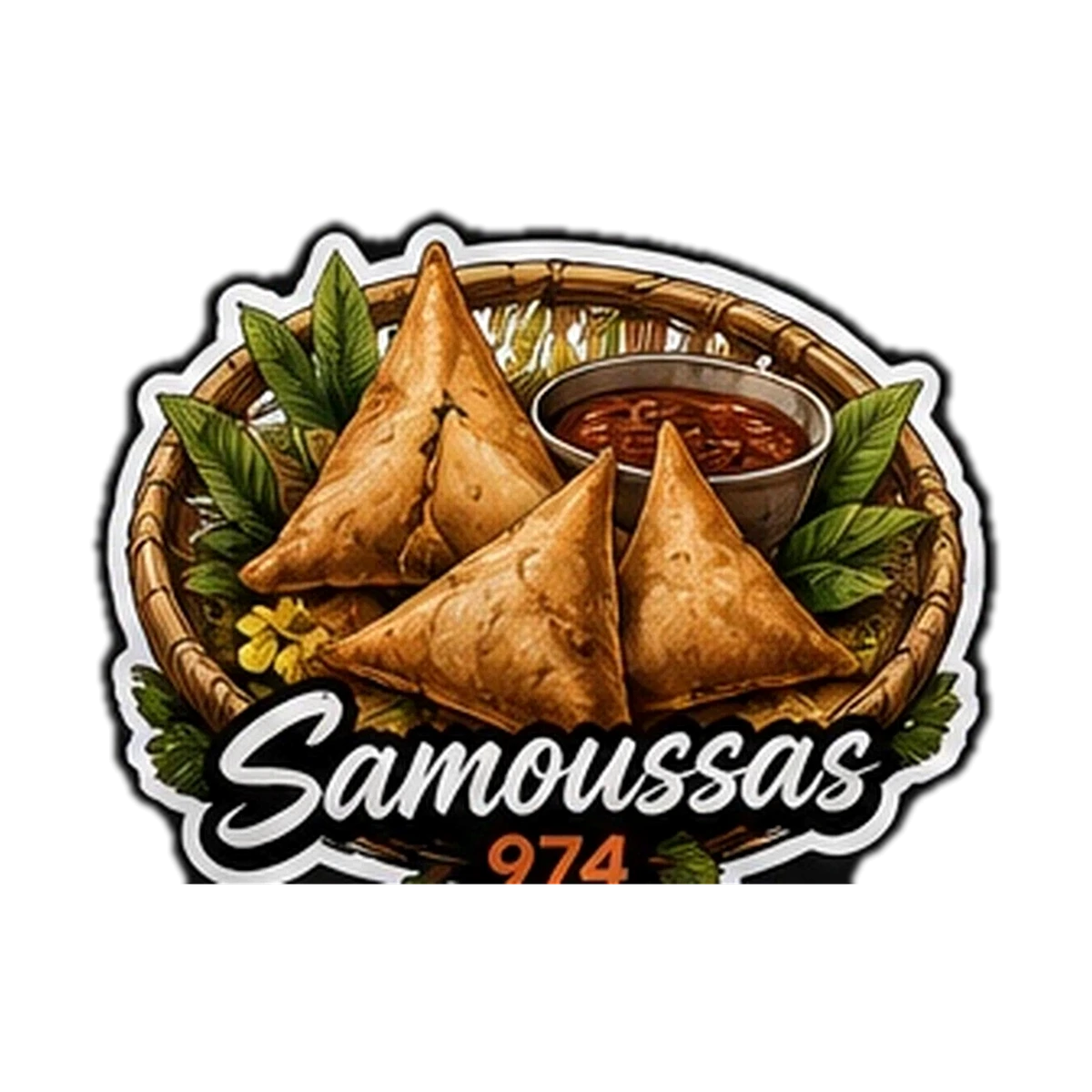 Sticker 974 Vibes — Samoussas