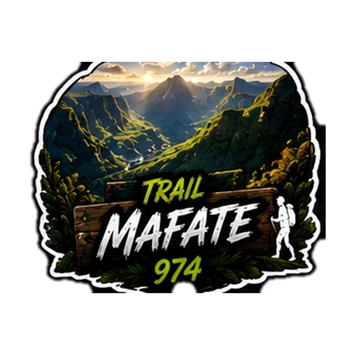 Sticker Trail 974 — Trail Mafate