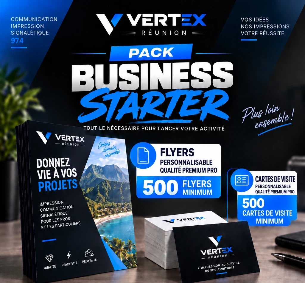 Pack Business Starter VERTEX Réunion disponible sur devis